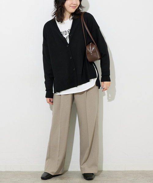 JOURNAL STANDARD relume（ジャーナルスタンダード　レリューム）の「ウーステッドサージパンツ（スラックス・レディース・チャコールグレー/ネイビー/ベージュ・36/38）」の18枚目の写真