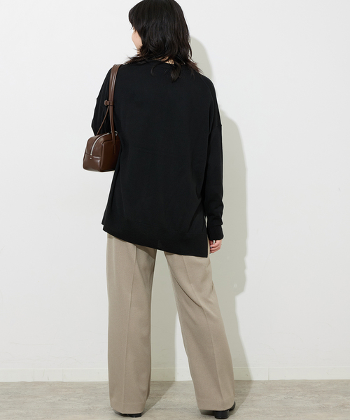 JOURNAL STANDARD relume（ジャーナルスタンダード　レリューム）の「ウーステッドサージパンツ（スラックス・レディース・チャコールグレー/ネイビー/ベージュ・36/38）」の20枚目の写真