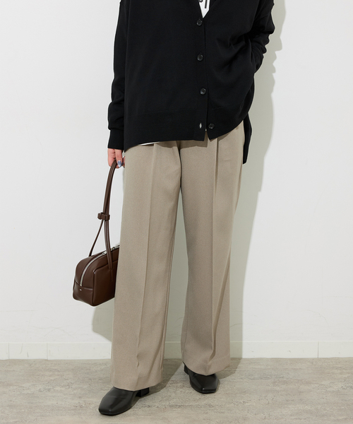 JOURNAL STANDARD relume（ジャーナルスタンダード　レリューム）の「ウーステッドサージパンツ（スラックス・レディース・チャコールグレー/ネイビー/ベージュ・36/38）」の22枚目の写真