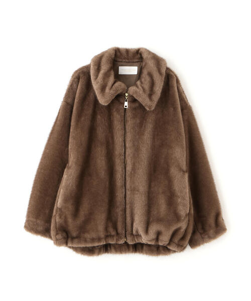 PROPORTION BODY DRESSING(プロポーションボディドレッシング)の「フェイクファーブルゾン / 1215255003(ブルゾン・レディース・ブラウン/グレー・MEDIUM/SMALL)」の15枚目の写真