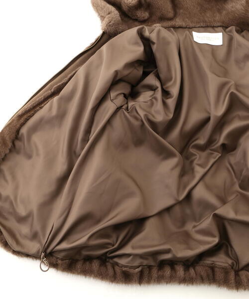 PROPORTION BODY DRESSING(プロポーションボディドレッシング)の「フェイクファーブルゾン / 1215255003(ブルゾン・レディース・ブラウン/グレー・MEDIUM/SMALL)」の8枚目の写真