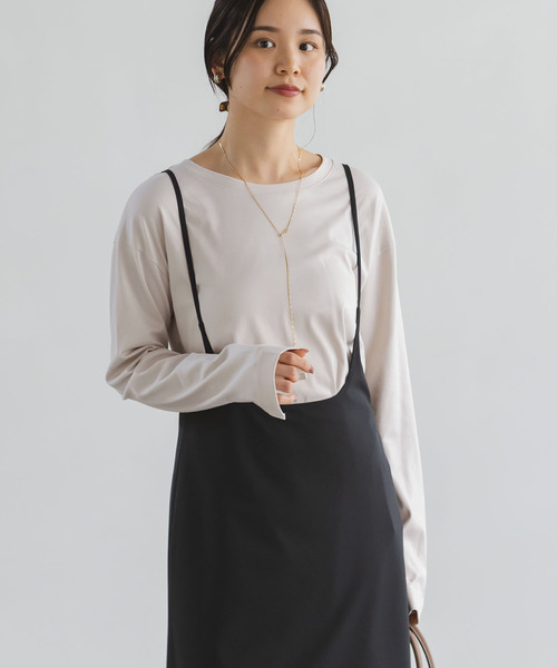 セール】スーピマコットンローズペトールロンTee（Tシャツ/カットソー