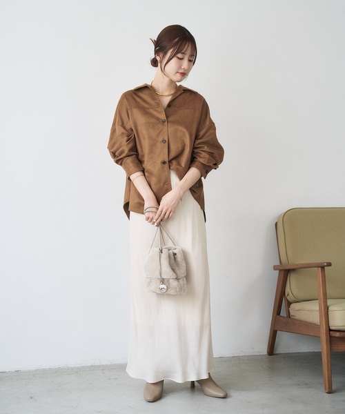 marco masi(マルコマージ)の「MARCO MASI/マルコマージ MOUTON BALL BAG(ハンドバッグ・レディース・ウッド/ベージュ系その他・FREE)」の9枚目の写真