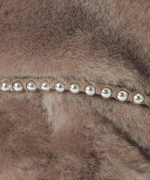 marco masi(マルコマージ)の「MARCO MASI/マルコマージ MOUTON BALL BAG(ハンドバッグ・レディース・ウッド/ベージュ系その他・FREE)」の17枚目の写真
