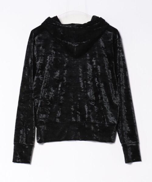 NOISE MAKER(ノイズメーカー)の「ベロアクロップドジップパーカー【MADE IN JAPAN】(パーカー・レディース・グレー/ブラック・FREE)」の16枚目の写真