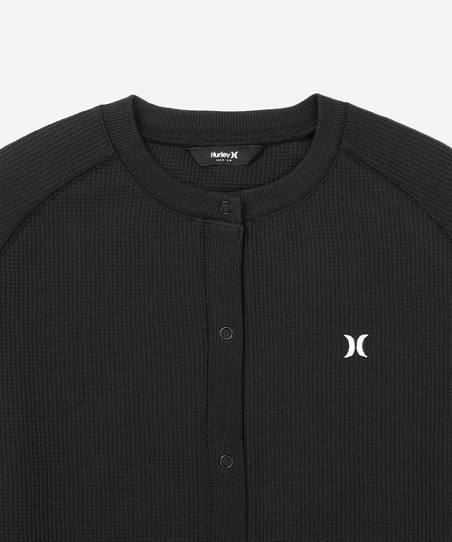 Hurley （ハーレー）の「【Hurley/ハーレー】レディースヘビーウェイトサーマルカーディガン　吸水速乾　THERMAL CARDIGAN（カーディガン/ボレロ・レディース・ブラック/オフホワイト/マルーン・SMALL/MEDIUM/LARGE）」の12枚目の写真