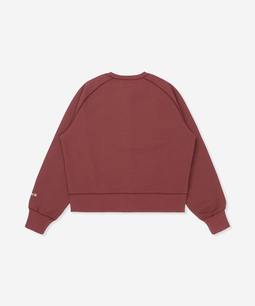 Hurley （ハーレー）の「【Hurley/ハーレー】レディースヘビーウェイトサーマルカーディガン　吸水速乾　THERMAL CARDIGAN（カーディガン/ボレロ・レディース・ブラック/オフホワイト/マルーン・SMALL/MEDIUM/LARGE）」の10枚目の写真