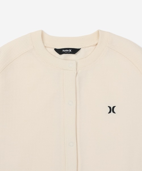 Hurley （ハーレー）の「【Hurley/ハーレー】レディースヘビーウェイトサーマルカーディガン　吸水速乾　THERMAL CARDIGAN（カーディガン/ボレロ・レディース・ブラック/オフホワイト/マルーン・SMALL/MEDIUM/LARGE）」の15枚目の写真