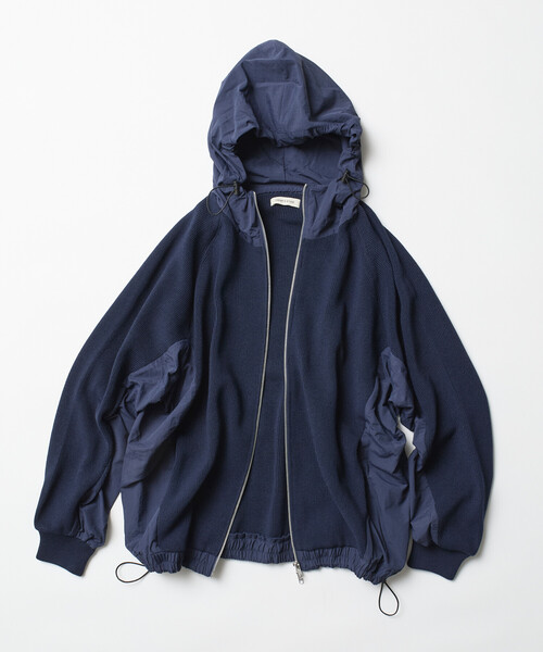 セール】限定展開 リラックスフィット ナイロン切り替え ドッキング