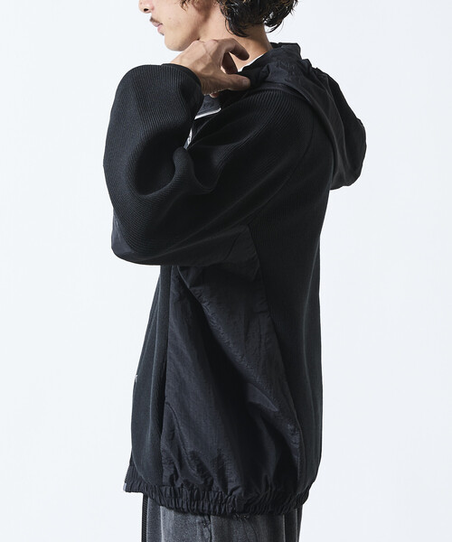 セール】限定展開 リラックスフィット ナイロン切り替え ドッキング