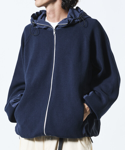 セール】限定展開 リラックスフィット ナイロン切り替え ドッキング