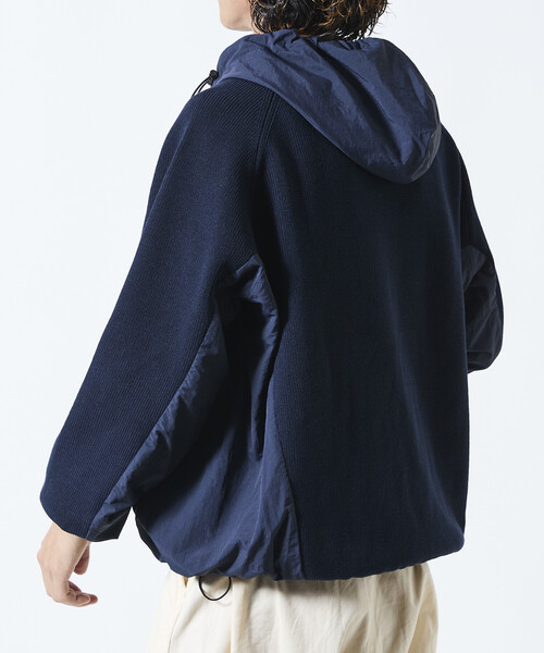 セール】限定展開 リラックスフィット ナイロン切り替え ドッキング