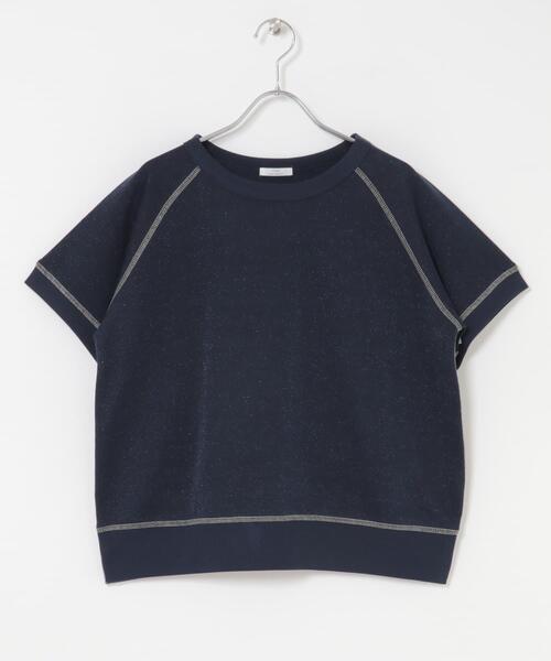 ITEMS URBANRESEARCH（アイテムズ アーバンリサーチ）の「ラメハンソデスウェットプルオーバー（スウェット・レディース・グレー/ネイビー/レッド系その他・FREE）」の13枚目の写真