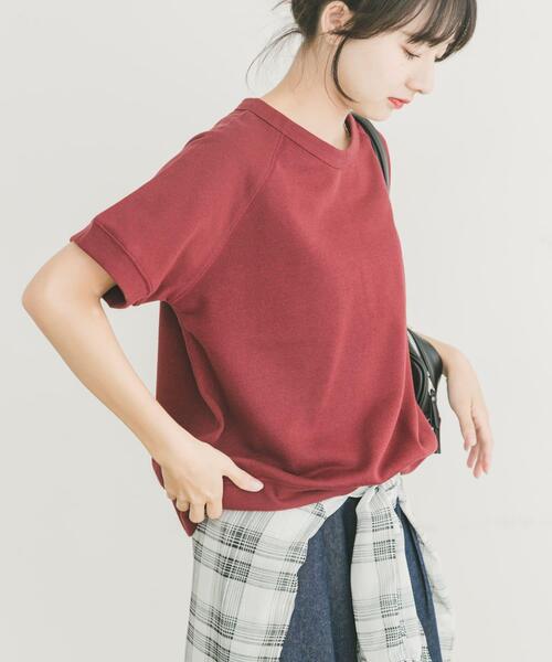 ITEMS URBANRESEARCH（アイテムズ アーバンリサーチ）の「ラメハンソデスウェットプルオーバー（スウェット・レディース・グレー/ネイビー/レッド系その他・FREE）」の16枚目の写真