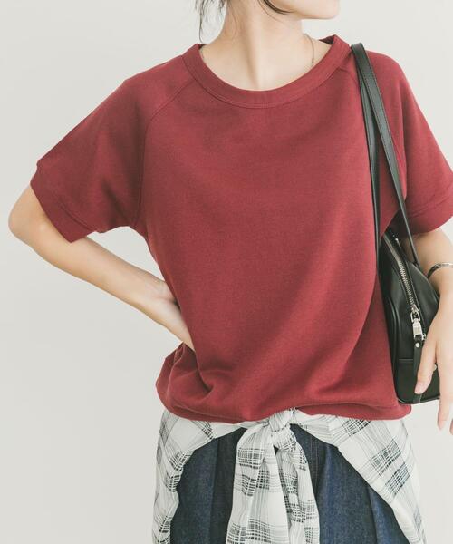 ITEMS URBANRESEARCH（アイテムズ アーバンリサーチ）の「ラメハンソデスウェットプルオーバー（スウェット・レディース・グレー/ネイビー/レッド系その他・FREE）」の17枚目の写真