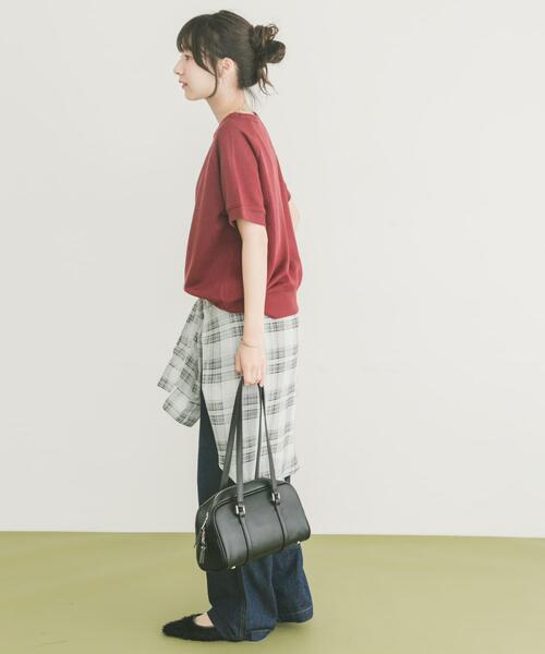 ITEMS URBANRESEARCH（アイテムズ アーバンリサーチ）の「ラメハンソデスウェットプルオーバー（スウェット・レディース・グレー/ネイビー/レッド系その他・FREE）」の20枚目の写真