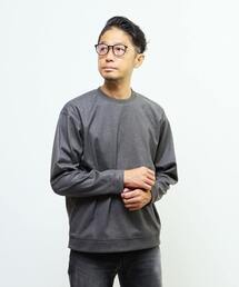 MEN'S MELROSE | アクティブツィードチドリスウェットライクTシャツ(Tシャツ/カットソー)