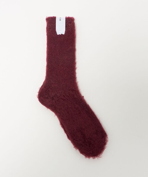 BEAUTY&YOUTH UNITED ARROWS（ビューティーアンドユースユナイテッドアローズ）の「シャギー ソックス（ソックス/靴下・レディース・ワイン/グレー系・FREE）」の2枚目の写真