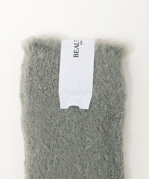 BEAUTY&YOUTH UNITED ARROWS（ビューティーアンドユースユナイテッドアローズ）の「シャギー ソックス（ソックス/靴下・レディース・ワイン/グレー系・FREE）」の6枚目の写真