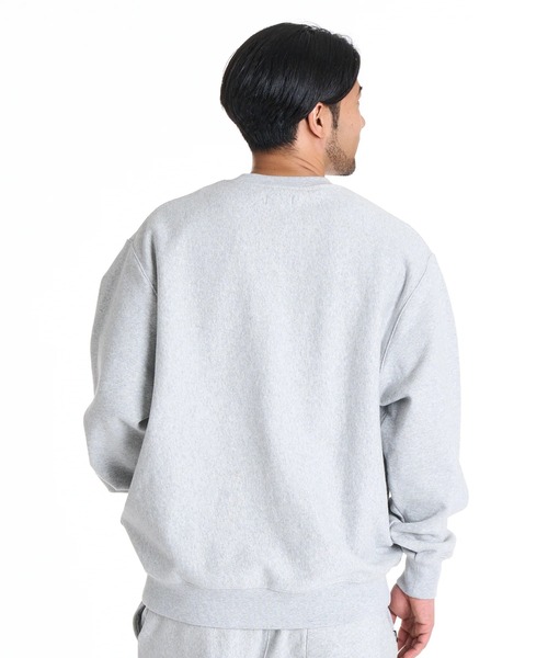 BILLABONG（ビラボン）の「【直営店限定】BILLABONG メンズ SCRIPT LOGO トレーナー 【2025年秋冬モデル】ビラボンセットアップ対応ロゴワンポイント刺繍プルオーバークルーネックスウェットトレーナー（スウェット・メンズ・グレー/ブラック系その他/レッド系その他・MEDIUM/LARGE/X-LARGE）」の10枚目の写真