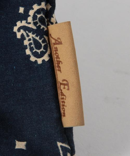 Another Edition（アナザーエディション）の「パッチワークバンダナバッグ/AE PTW BANDANA BAG（トートバッグ・レディース・ブラック/ネイビー・FREE）」の7枚目の写真