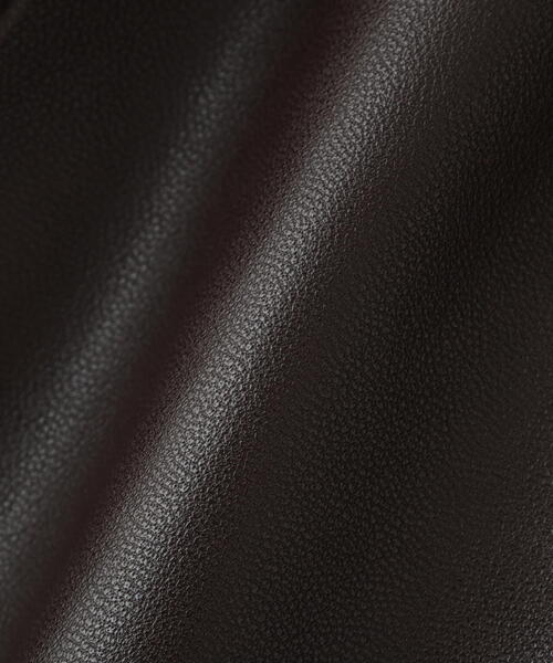 AVIREX（アヴィレックス）の「《直営店限定》GOAT VEGE HOOD LEATHER JACKET（ブルゾン・レディース・ブラウン/ブラック・M/S）」の8枚目の写真