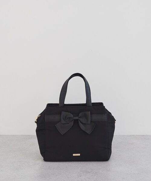 メゾン ド フルール（Maison de FLEUR）/グログランリボン3ルーム2Wayトートバッグ グログランリボン3ルーム2Wayトートバッグ（トートバッグ）｜Maison de