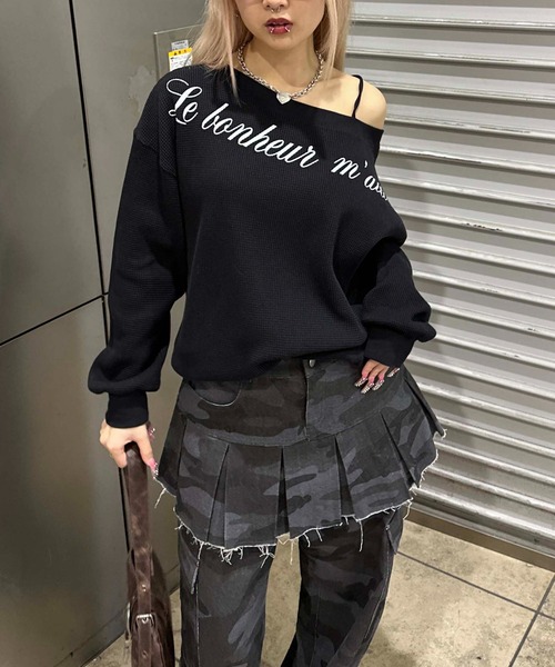 セール】オフショルサーマルプルオーバー（Tシャツ/カットソー