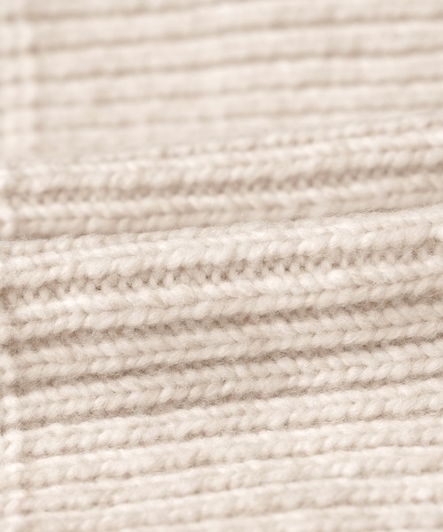 reca（レカ）の「ダブルジップハイネックニットベスト（ベスト・レディース・ブラック/オートミール/トップグレー・FREE）」の6枚目の写真