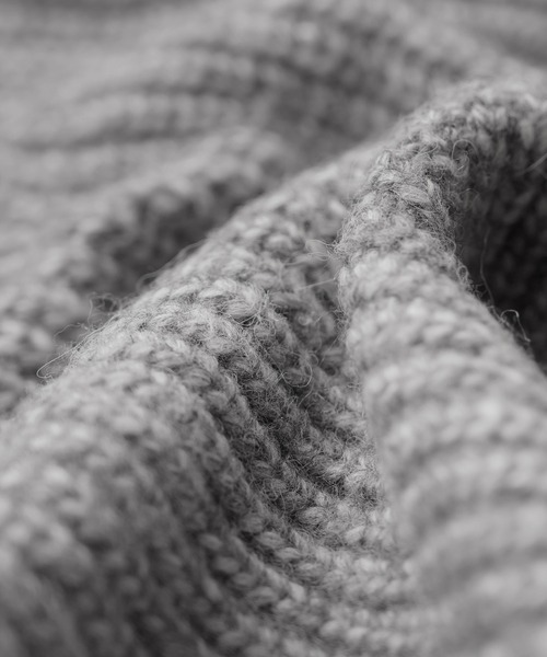 reca（レカ）の「ダブルジップハイネックニットベスト（ベスト・レディース・ブラック/オートミール/トップグレー・FREE）」の7枚目の写真