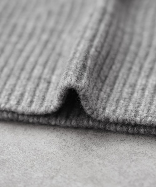 reca（レカ）の「ダブルジップハイネックニットベスト（ベスト・レディース・ブラック/オートミール/トップグレー・FREE）」の9枚目の写真