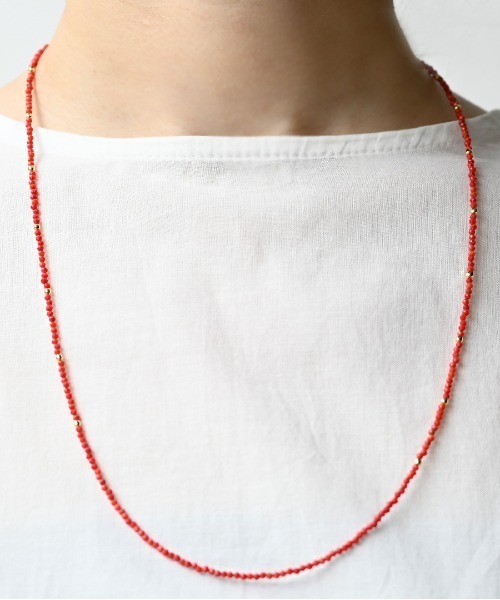 sowi（ソーイ）の「Talat　サヌック　ネックレス（ネックレス・レディース・ホワイト系その他2/ターコイズブルー/パープル/ホワイト系その他/ライトグリーン/サーモンピンク/レッド/ワインレッド・60cm）」の7枚目の写真