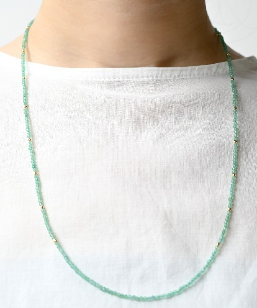 sowi（ソーイ）の「Talat　サヌック　ネックレス（ネックレス・レディース・ホワイト系その他2/ターコイズブルー/パープル/ホワイト系その他/ライトグリーン/サーモンピンク/レッド/ワインレッド・60cm）」の3枚目の写真