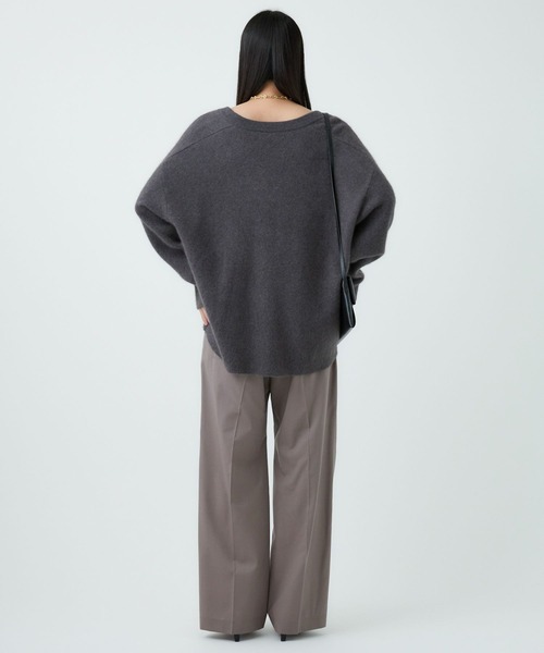 Chaos（カオス）の「Chaos(カオス)/ ◇金子綾さんYouTube紹介◇　リネーレリバープルオーバー  【セットアップ可】（ニット/セーター・レディース・ベージュ/グレー系その他・FREE）」の6枚目の写真