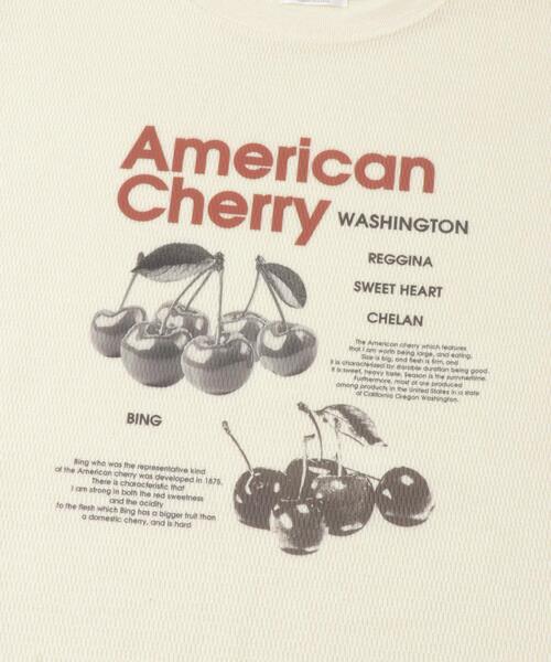 ITEMS URBANRESEARCH（アイテムズ アーバンリサーチ）の「ワッフルプリントロゴプルオーバー（Tシャツ/カットソー・レディース・アイボリー/チャコールグレー/モカ・FREE）」の9枚目の写真