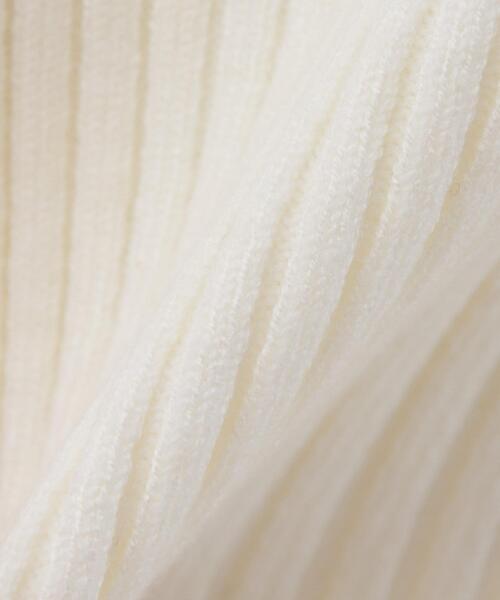 INGNI（イング）の「フェイクファー付ニットパーカー（パーカー・レディース・ブラック/オフホワイト/グレー/ブラウン・M）」の10枚目の写真