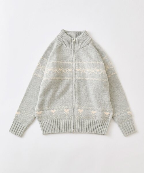 OLIVE des OLIVE(オリーブデオリーブ)の「カウチンニット(ニット/セーター・レディース・オフホワイト/トップグレー/スミクロ・FREE)」の17枚目の写真