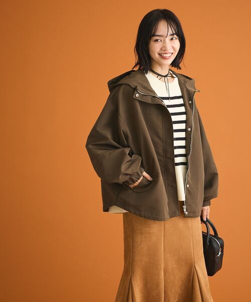 ELENCARE DUE（エレンカーレデュエ）の「・ELENCARE DUE マウンテンパーカー（マウンテンパーカー・レディース・ブラック/アイボリー/カーキ・FREE）」の3枚目の写真