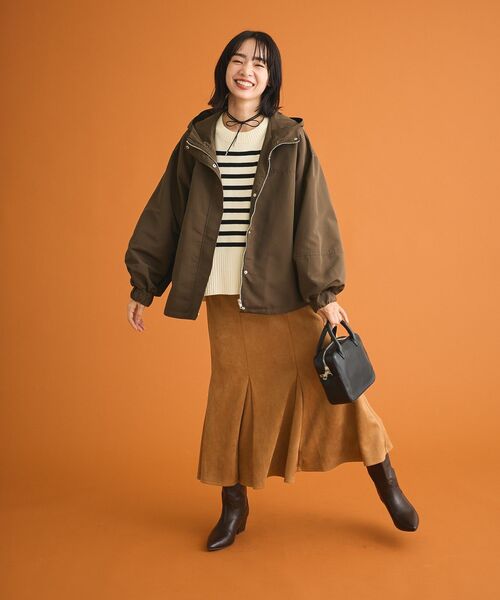 ELENCARE DUE（エレンカーレデュエ）の「・ELENCARE DUE マウンテンパーカー（マウンテンパーカー・レディース・ブラック/アイボリー/カーキ・FREE）」の16枚目の写真