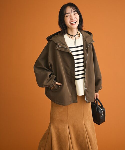 ELENCARE DUE（エレンカーレデュエ）の「・ELENCARE DUE マウンテンパーカー（マウンテンパーカー・レディース・ブラック/アイボリー/カーキ・FREE）」の18枚目の写真