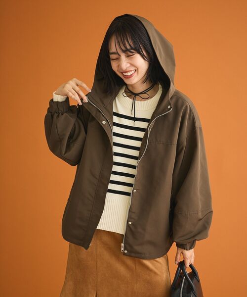 ELENCARE DUE（エレンカーレデュエ）の「・ELENCARE DUE マウンテンパーカー（マウンテンパーカー・レディース・ブラック/アイボリー/カーキ・FREE）」の20枚目の写真