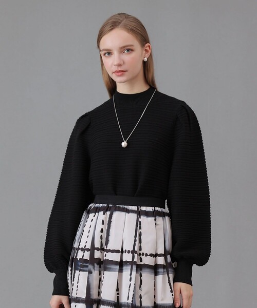 セール】リップルタックパフ プルオーバー（ニット/セーター）｜ANAYI