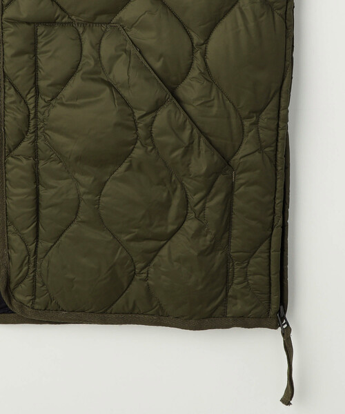 FREAK'S STORE（フリークスストア）の「限定展開 TAION/タイオン ミリタリー VネックWジップ ダウンベスト-ソフトシェル / TAION-001ALSZML-1（ダウンベスト・メンズ・ブラック/オリーブ・SMALL/MEDIUM/LARGE/X-LARGE）」の21枚目の写真