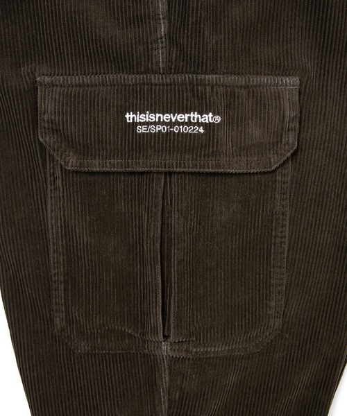 thisisneverthat（ディスイズネバーザット）の「Corduroy Cargo Pant（カーゴパンツ・メンズ・ブラウン/ベージュ/ブラック・L/M/S/XL）」の11枚目の写真