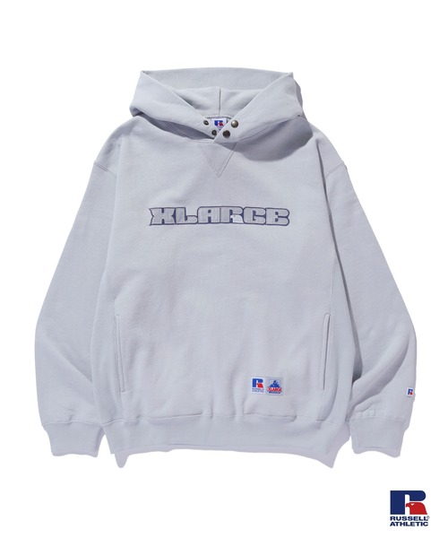 Russell Athletic（ラッセルアスレティック）の「XLARGE×RUSSELL ATHLETIC PULLOVER HOODED SWEATSHIRT（パーカー・メンズ・グレー/ブラック/ネイビー/バーガンディー・XL/L/M/S）」の12枚目の写真