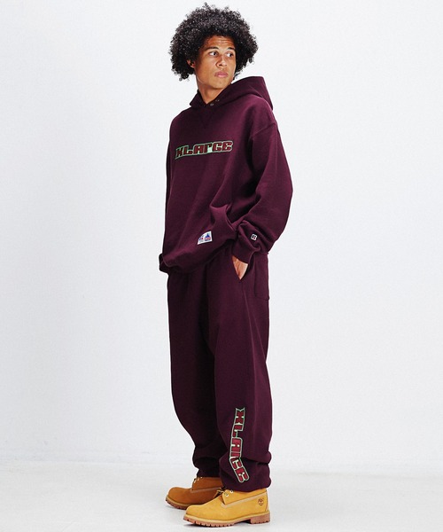 Russell Athletic（ラッセルアスレティック）の「XLARGE×RUSSELL ATHLETIC PULLOVER HOODED SWEATSHIRT（パーカー・メンズ・グレー/ブラック/ネイビー/バーガンディー・XL/L/M/S）」の5枚目の写真