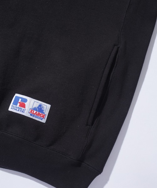 Russell Athletic（ラッセルアスレティック）の「XLARGE×RUSSELL ATHLETIC PULLOVER HOODED SWEATSHIRT（パーカー・メンズ・グレー/ブラック/ネイビー/バーガンディー・XL/L/M/S）」の18枚目の写真