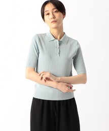 COMME CA（コムサ）の「コットンポリエステル ニットポロシャツ（ポロシャツ）」