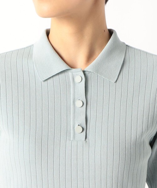 COMME CA（コムサ）の「コットンポリエステル ニットポロシャツ（ニット/セーター・レディース・ブラック・9号）」の13枚目の写真