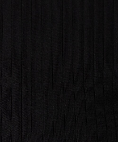 COMME CA（コムサ）の「コットンポリエステル ニットポロシャツ（ニット/セーター・レディース・ブラック・9号）」の4枚目の写真